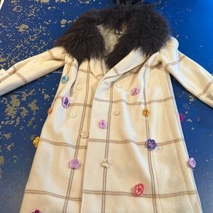 Dauphinette Vintage Faux Fur Coat